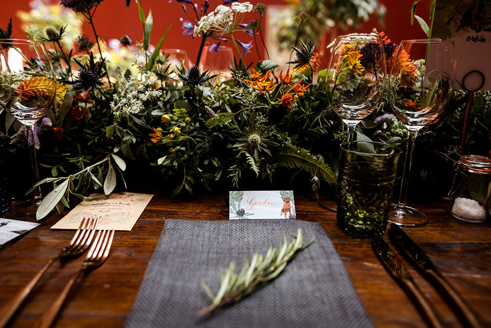 Personalised Place Cards, Bespoke On the Day Wedding Stationery