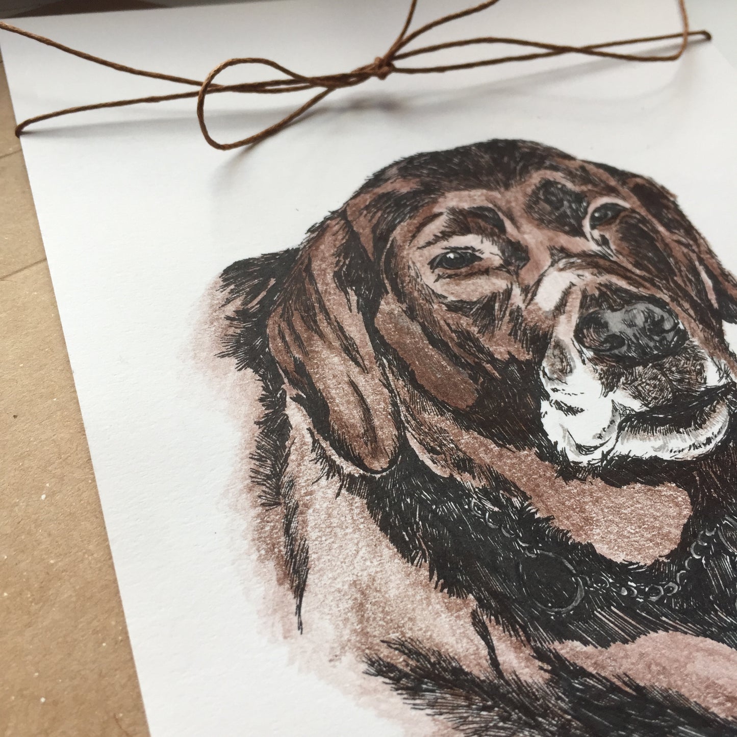Hand Drawn Pet Portrait (Original Artwork)