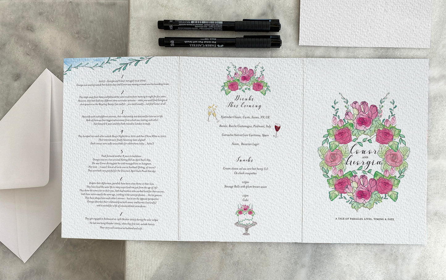 Classic Design, Bespoke Wedding Stationery Package