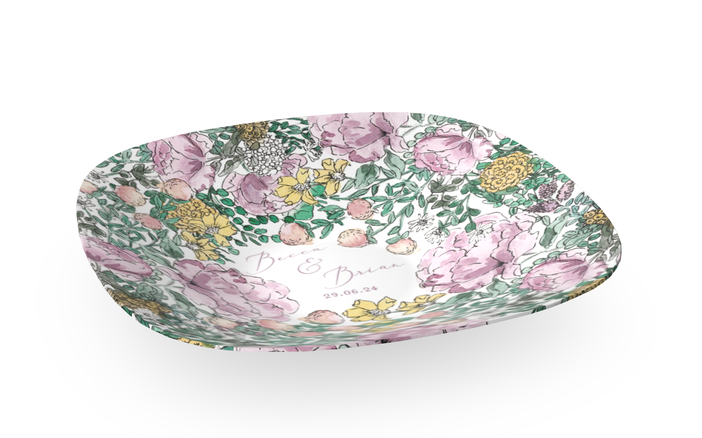 Personalised Large Square Dish