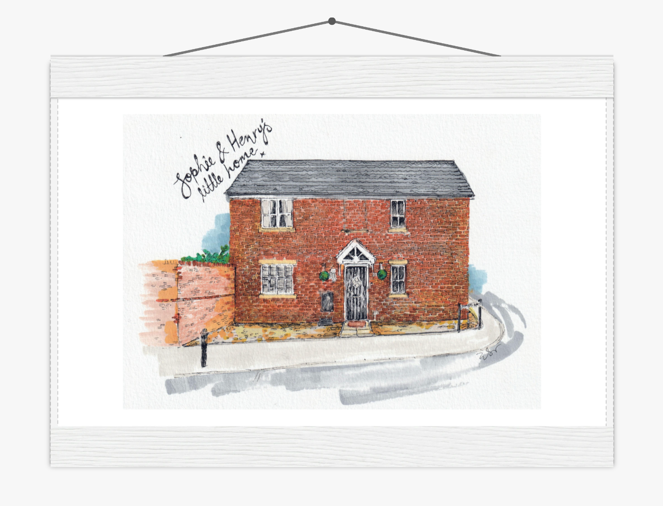 Custom House Illustration (New Home Gift)