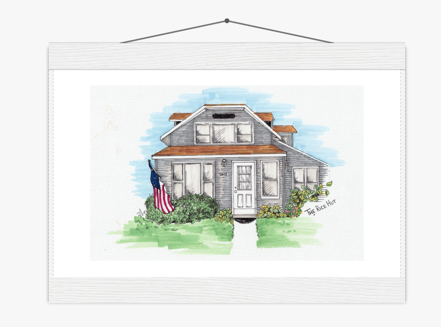 Custom House Illustration (New Home Gift)