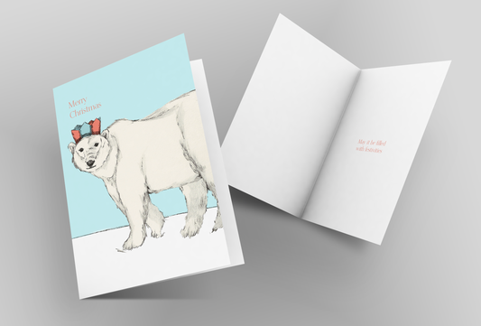 Polar Bear Luxury Christmas Cards (Pack of 10 with envelopes)