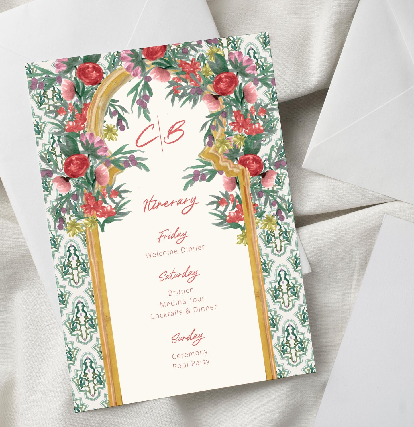 Moroccan Wedding Invitation TEMPLATE, Destination Wedding Invite, Marrakech Printable Elegant EDITABLE Download